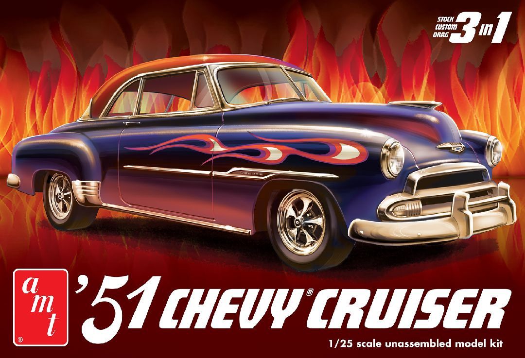 AMT 1/25 1951 Chevy Custom Cruiser 1556