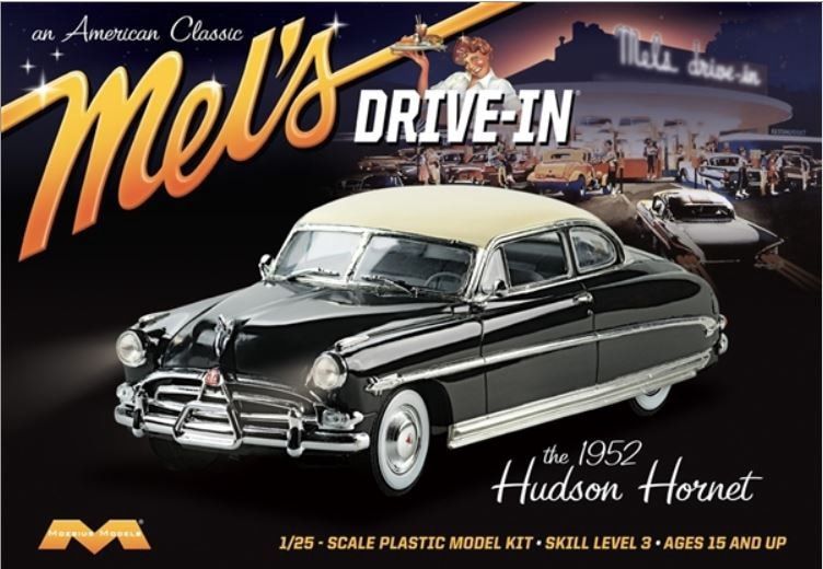 Moebius 1/25 1952 Hudson Hornet "Mel's Drive-In" 1216