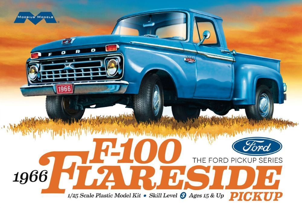 Moebius 1/25 1966 Ford F-100 Flareside Pickup 1232
