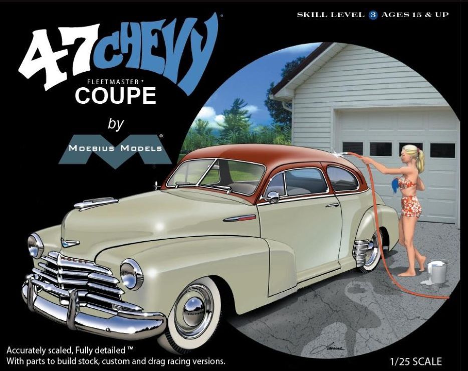 Moebius 1/25 '47 Chevy Fleetmaster Coupe 2302