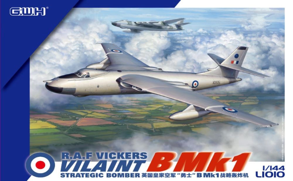 Great Wall Hobby 1/144 Vickers Valiant B Mk.1 R.A.F. Strategic Bomber L1010