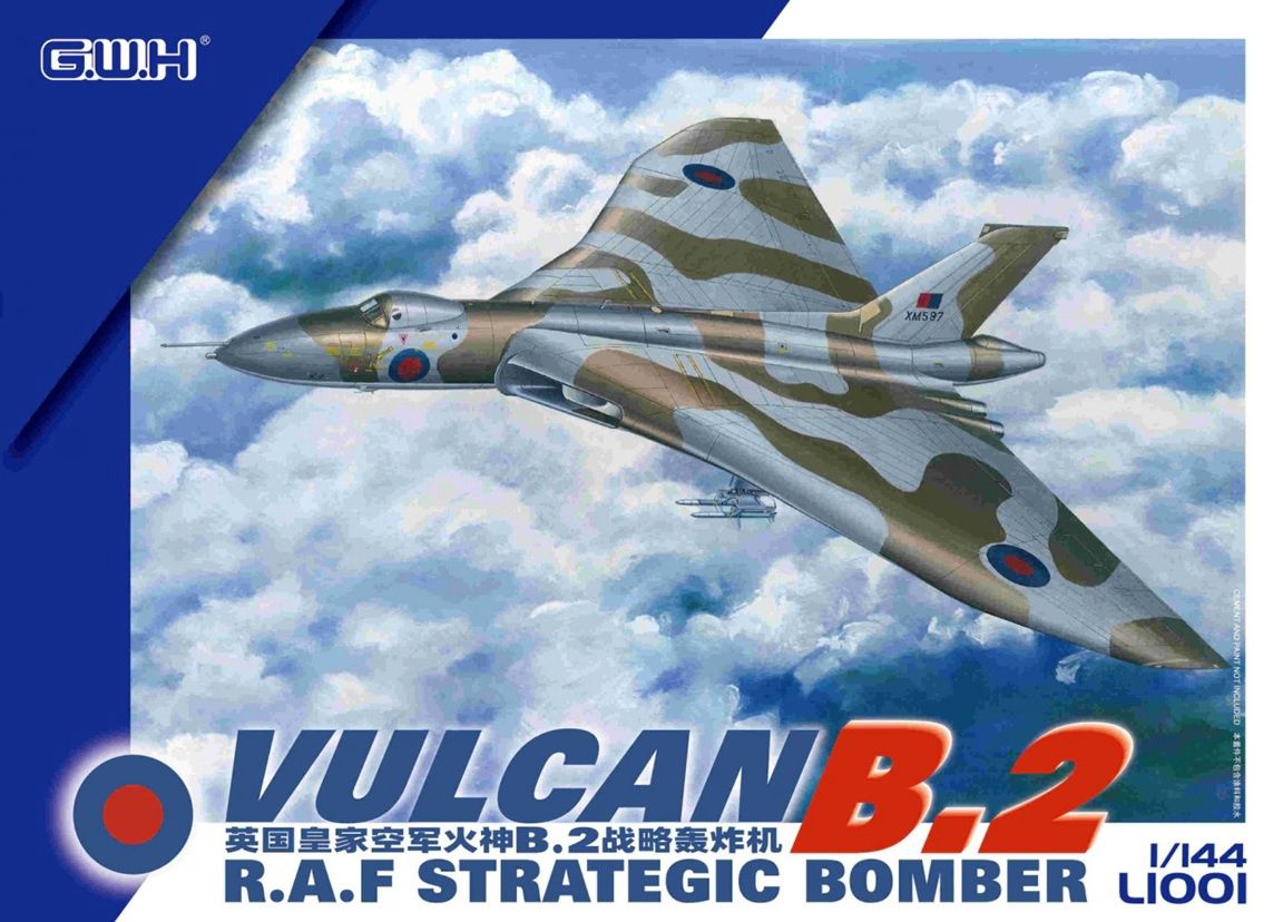 Great Wall Hobby 1/144 Vulcan B.2 R.A.F. Strategic Bomber L1001