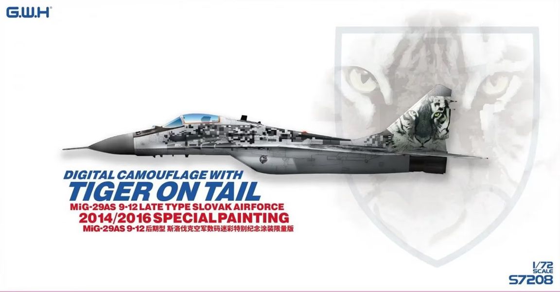 Great Wall Hobby 1/72 MiG-29AS 9-12 Late Type Slovak Airforce S7208