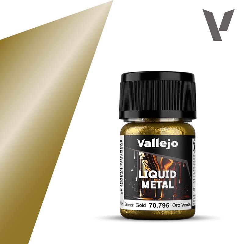 Vallejo Liquid Metal Green Gold (35ml) 70795