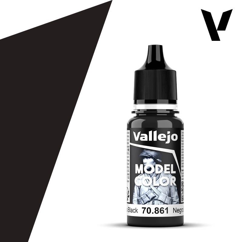 Vallejo Model Color Gloss Black  (18ml) 70861