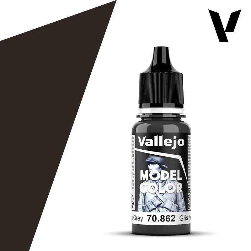 Vallejo Model Color Matt Black Grey  (18ml) 70862