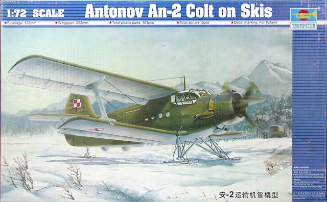 Trumpeter 1/72 Antonov An-2 Colt on Skis 01607