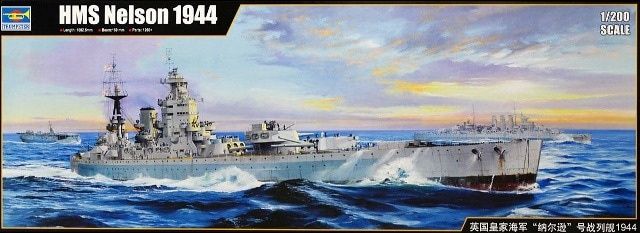 Trumpeter 1/200 HMS Nelson 1944 03708