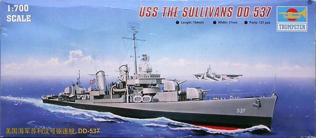 Trumpeter 1/700 USS The Sullivans DD-537 05731