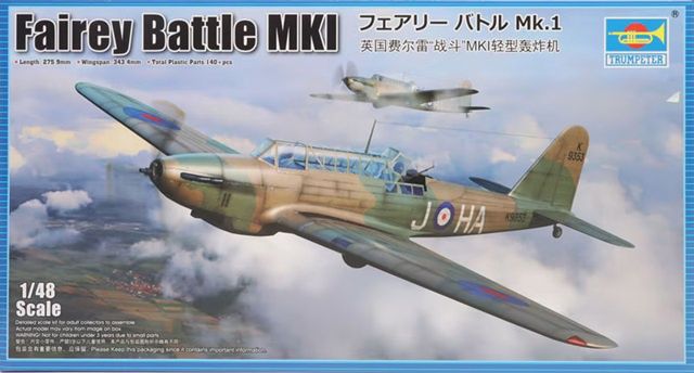 Trumpeter 1/48 Fairey Battle Mk.I 05831