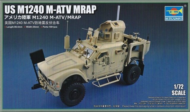 Trumpeter 1/72 US M1240 M-ATV MRAP 07413