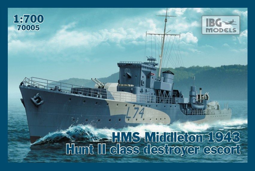 IBG 1/700 HMS Middleton 1943 Hunt II Class Destroyer Escort 70005