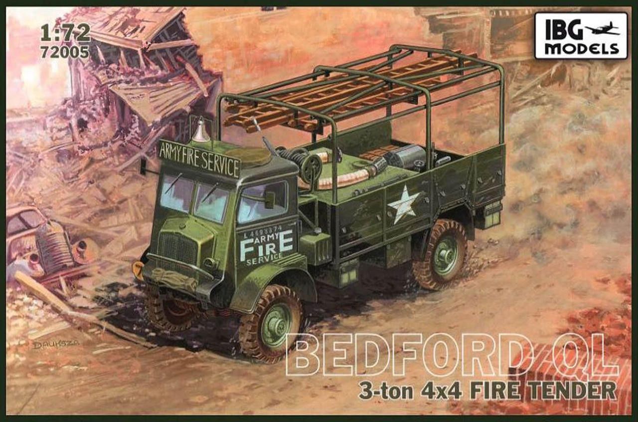 IBG 1/72 Bedford QL 3-ton 4x4 Fire Tender 72005