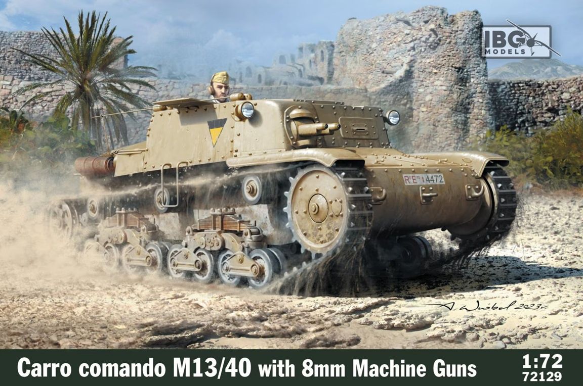 IBG 1/72 Carro Comando M13/40 with 8mm Machine Guns 72129