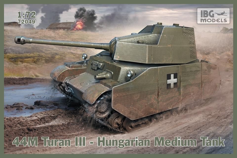 IBG 1/72 44M Turan III Hungarian Medium Tank 72049