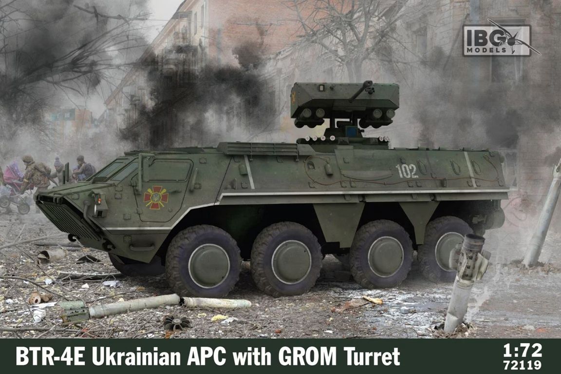 IBG 1/72 BTR-4E Ukrainian APC with GROM Turret 72119