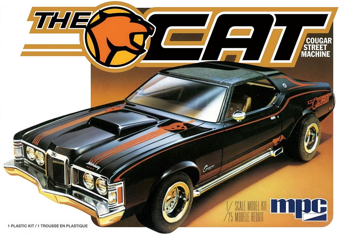 MPC 1/25 1973 Mercury Cougar "The Cat" Street Machine 1004
