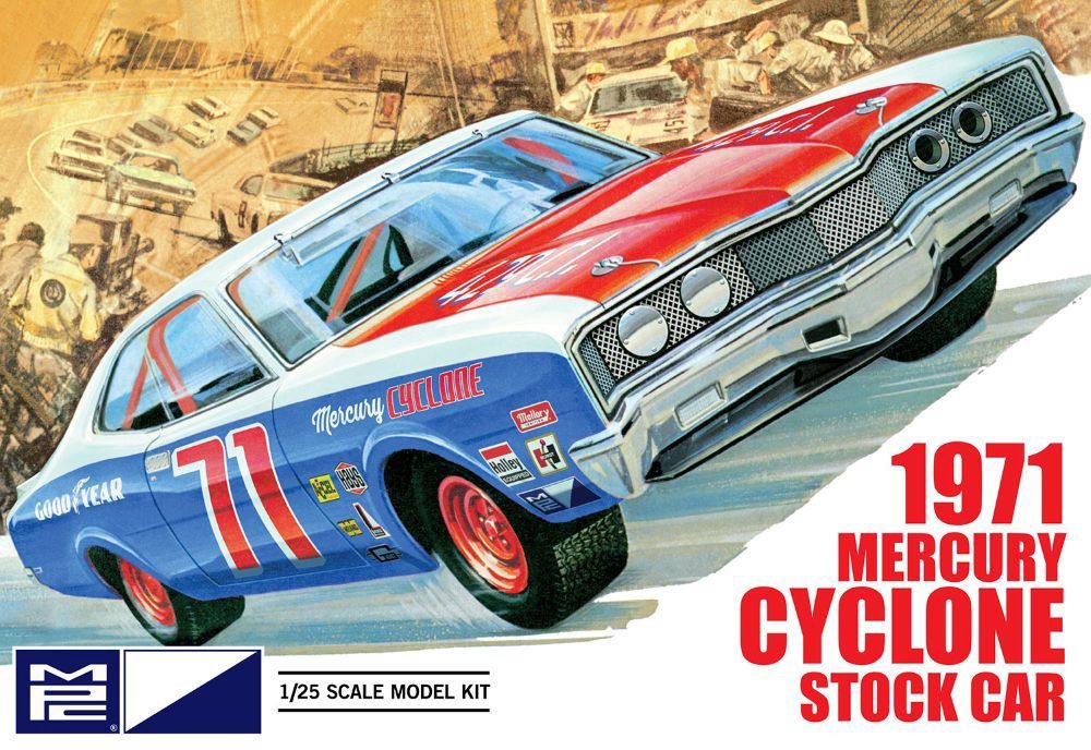 MPC 1/25 1971 Mercury Cyclone Stock Car 1023