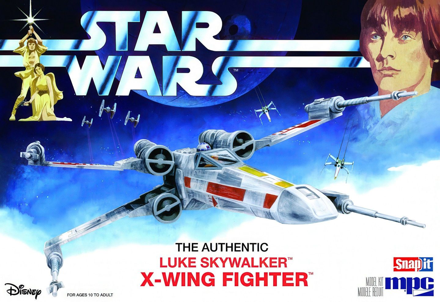 MPC 1/63 Luke Skywalker X-Wing Fighter from Star Wars IV: A New Hope (Snap) 948