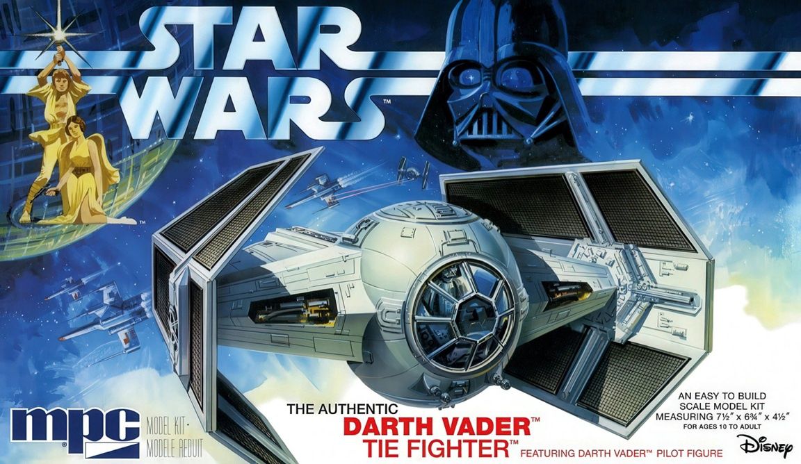 MPC 1/39 Darth Vader TIE Fighter from Star Wars IV: A New Hope 952