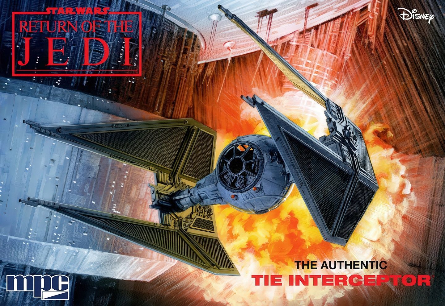 MPC 1/51 TIE Interceptor from Star Wars VI: Return of the Jedi 989