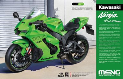 Meng 1/9 Kawasaki Ninja ZX-10RR MT-008