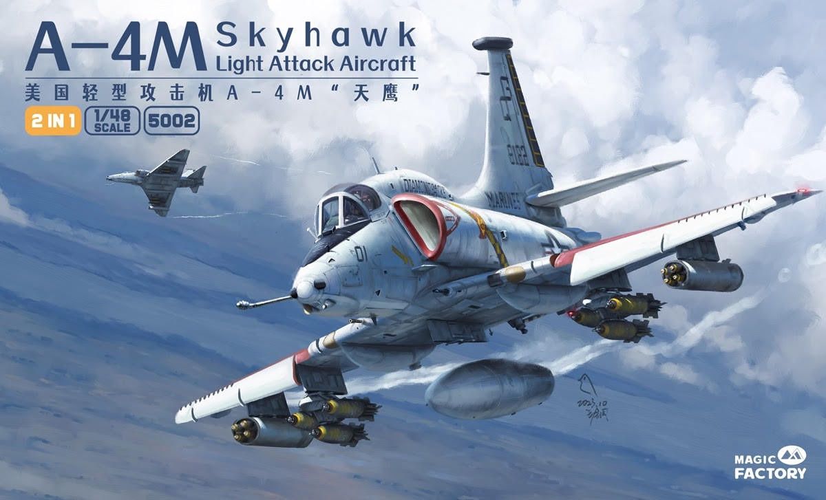 Magic Factory 1/48 A-4M Skyhawk Light Attack Aircraft 5002