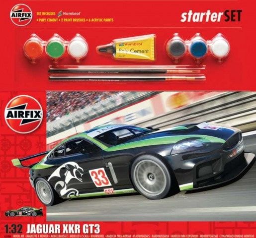 Airfix 1/32 Jaguar XKR GT3 Starter Set A55306
