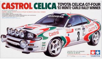 Tamiya 1/24 Castrol Celica GT-Four '93 Monte Carlo Rally Winner 24125