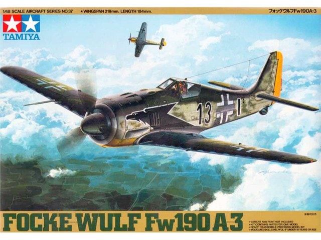 Tamiya 1/48 Focke-Wulf Fw190 A-3 61037