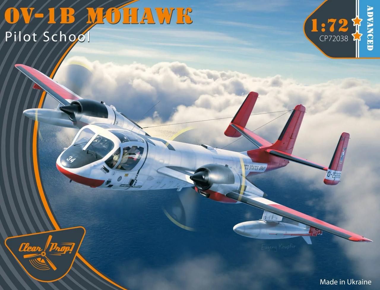 Clear Prop 1/72 OV-1B Mohawk Pilot School Advanced Kit 72038