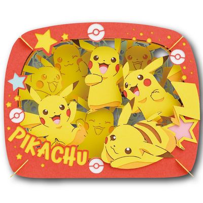 Ensky Paper Theater Lots of Pikachu "Pokemon" 51758