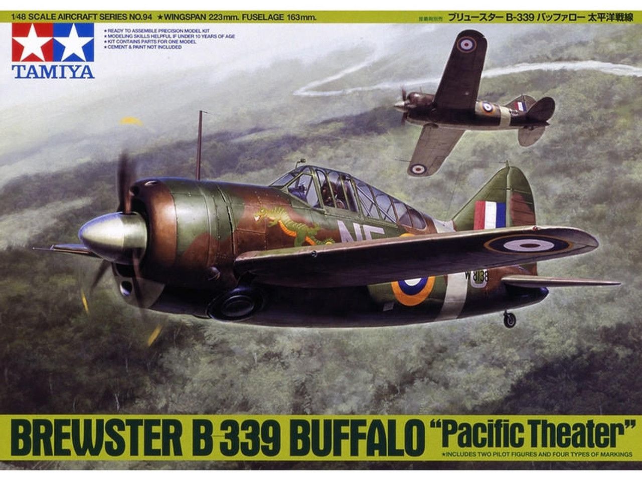 Tamiya 1/48 Brewster B-339 Buffalo "Pacific Theater" 61094