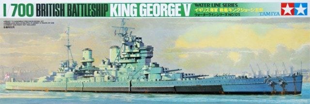 Tamiya 1/700 British Battleship King George V 77525