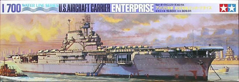 Tamiya 1/700 U.S. Aircraft Carrier Enterprise CV-6 77514