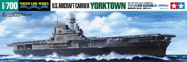 Tamiya 1/700 U.S. Aircraft Carrier Yorktown (CV-5) 31712