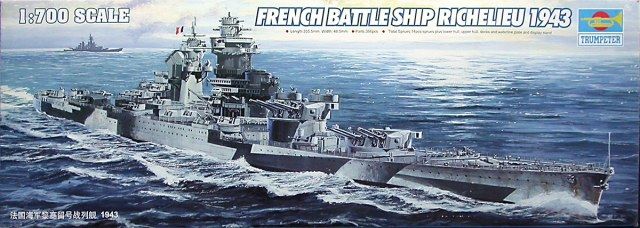 Trumpeter 1/700 French Battleship Richelieu (1943) 05750