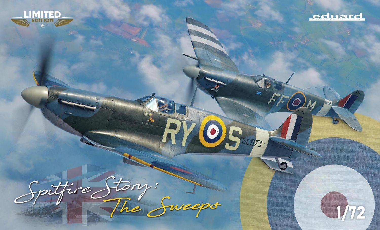Eduard 1/72 Spitfire Story: The Sweeps Dual Combo [Limited Edition] 2154