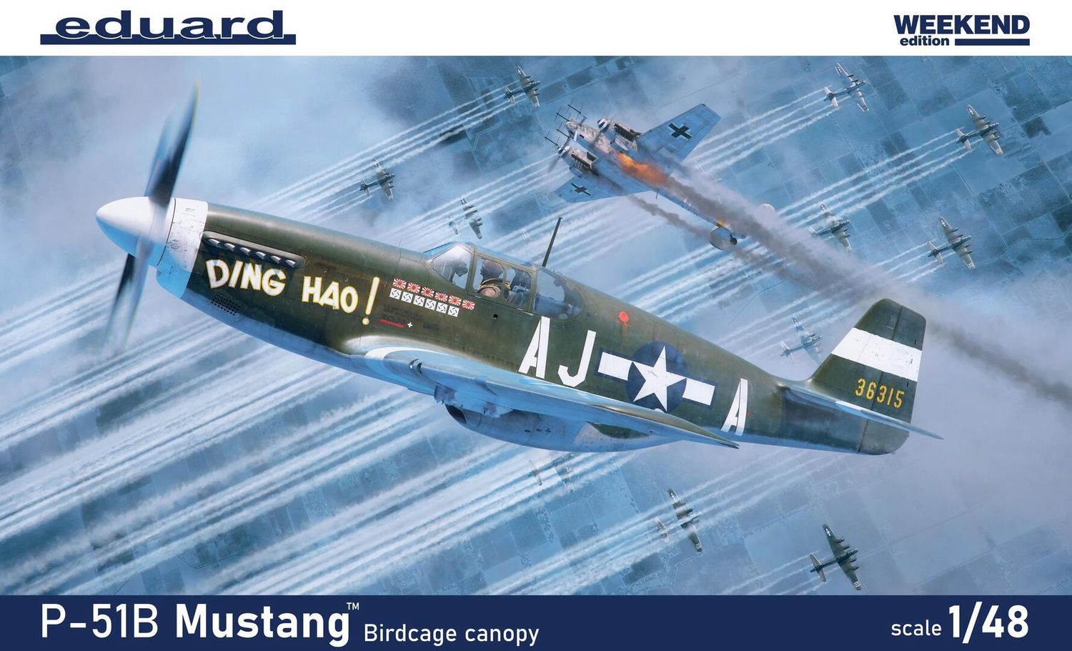 Eduard 1/48 P-51B/C Mustang Birdcage Canopy [Weekend Edition] 84209