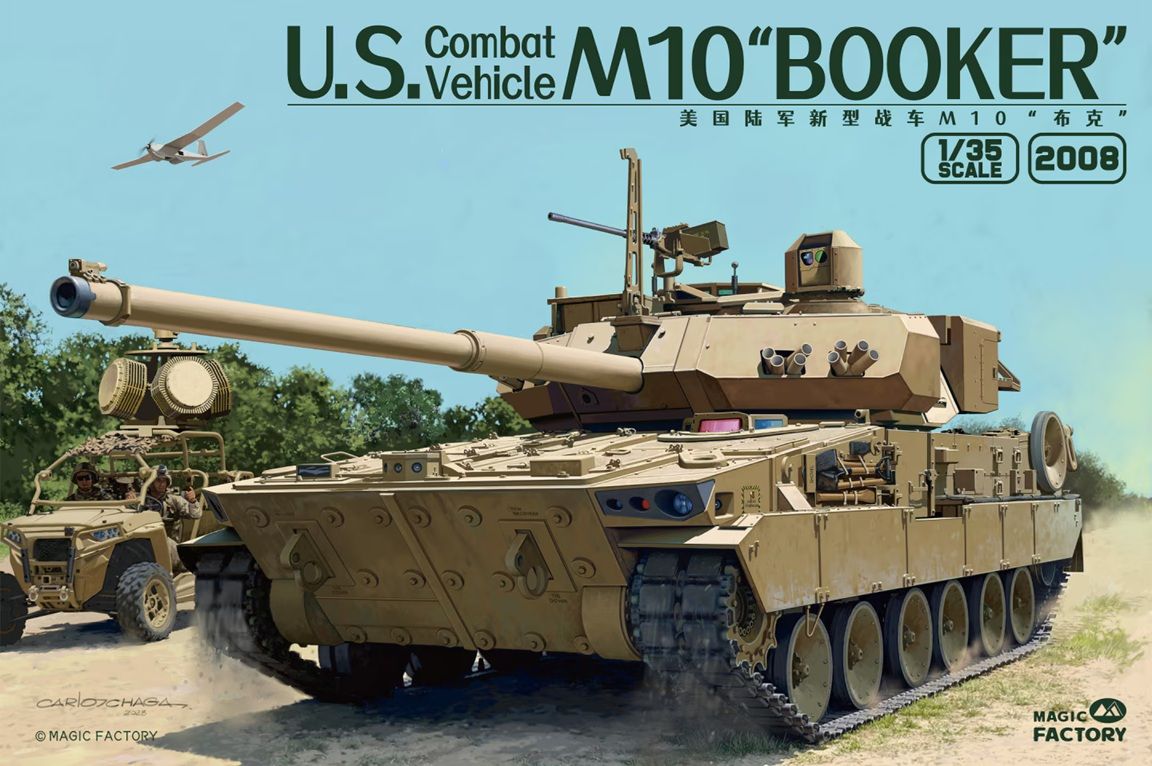 Magic Factory 1/35 U.S. Combat Vehicle M10 “Booker” 2008