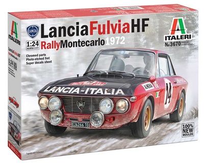 Italeri 1/24 Lancia Fulvia HF Rally Monte Carlo 1972 3670
