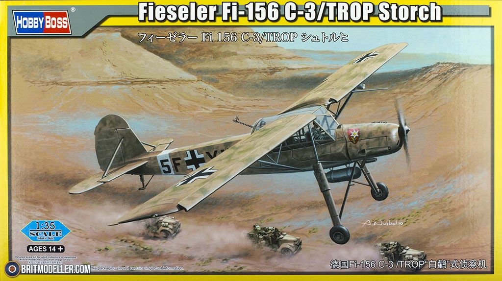 Hobby Boss 1/35 Fieseler Fi-156 C-3/TROP Storch 80181