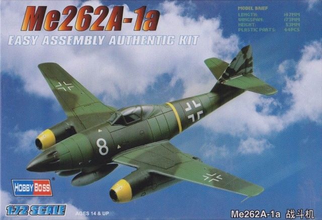 Hobby Boss 1/72 Me262A-1a Easy Assembly 80249