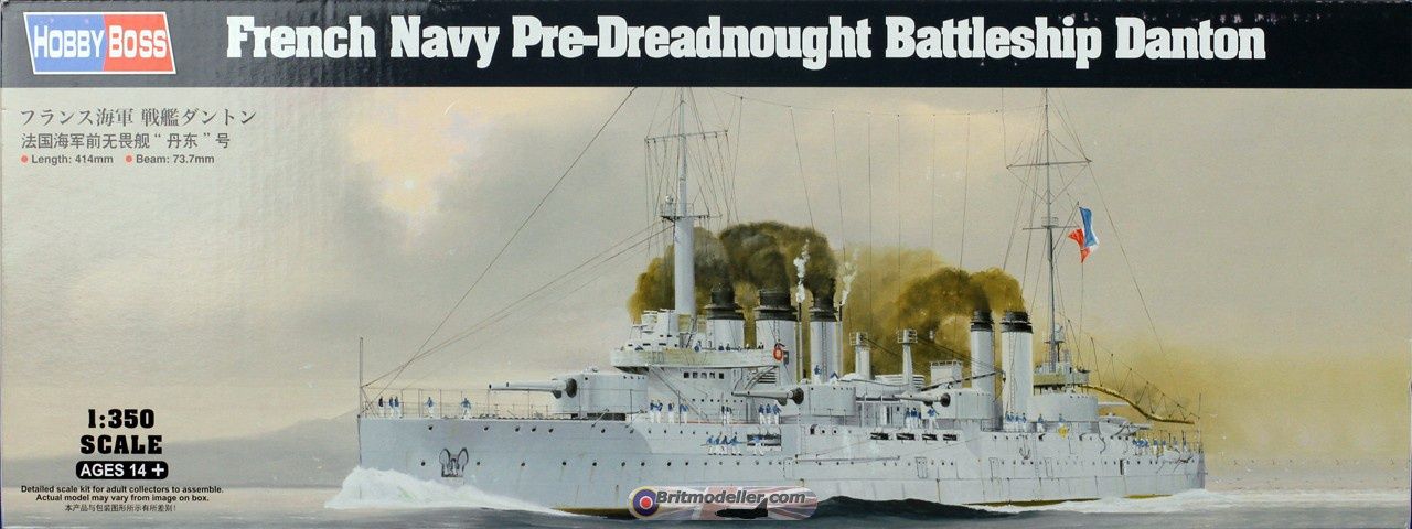Hobby Boss 1/350 French Navy Pre-Dreadnought Battleship Danton 86503