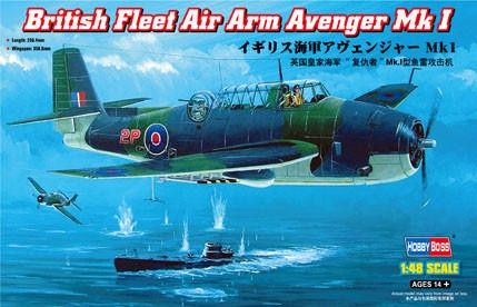 Hobby Boss 1/48 British Fleet Air Arm Avenger Mk I 80331