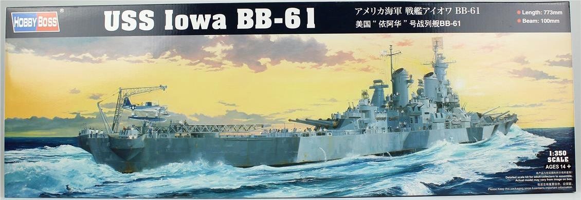 Hobby Boss 1/350 USS Iowa BB-61 86517