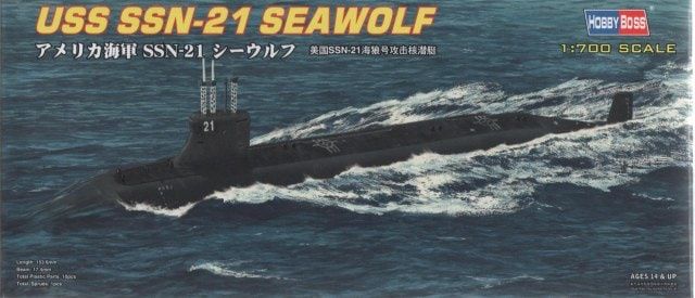 Hobby Boss 1/700 USS Seawolf SSN-21 87003