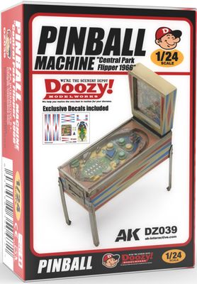 AK Interactive 1/24 Pinball Machine "Central Park Flipper 1966" DZ039
