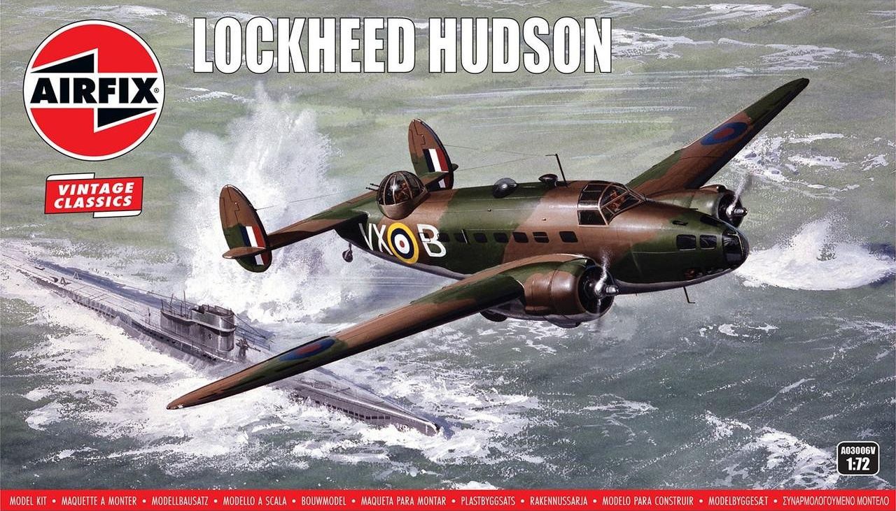 Airfix Vintage 1/72 Lockheed Hudson A03006V