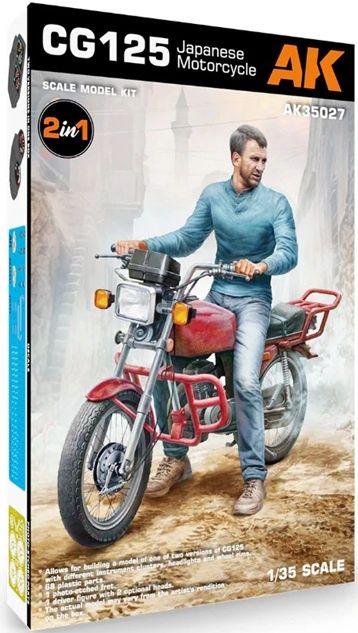 AK Interactive 1/35 CG125 Japanese Motorcycle 35027